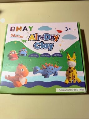 Air-Dry Clay Kids Set - 50 Multi-Color Count